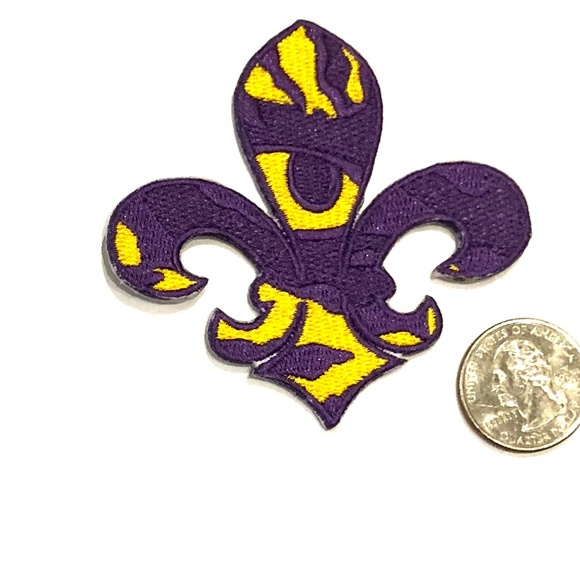 LSU Tigers patch iron on Louisiana State fan DIY - Picture 2 of 2